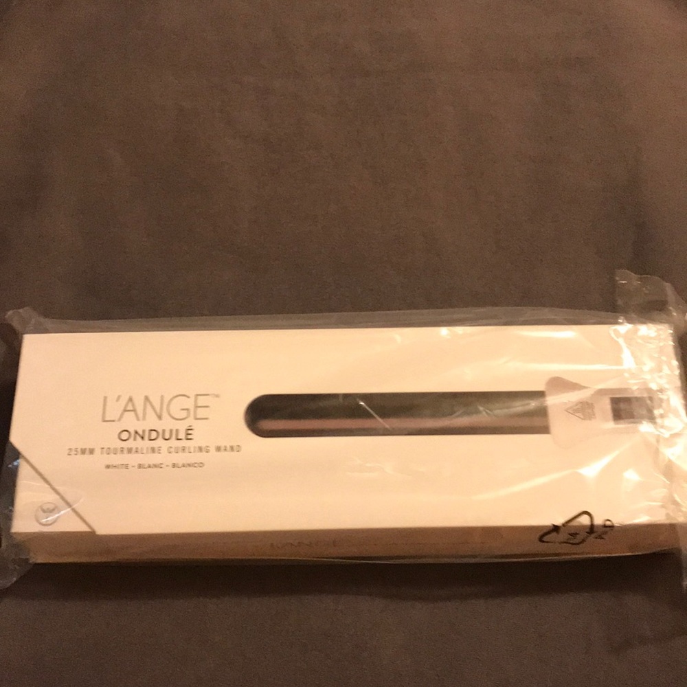 L’ange Ondulé 25mm Tourmaline Curling Wand (White)